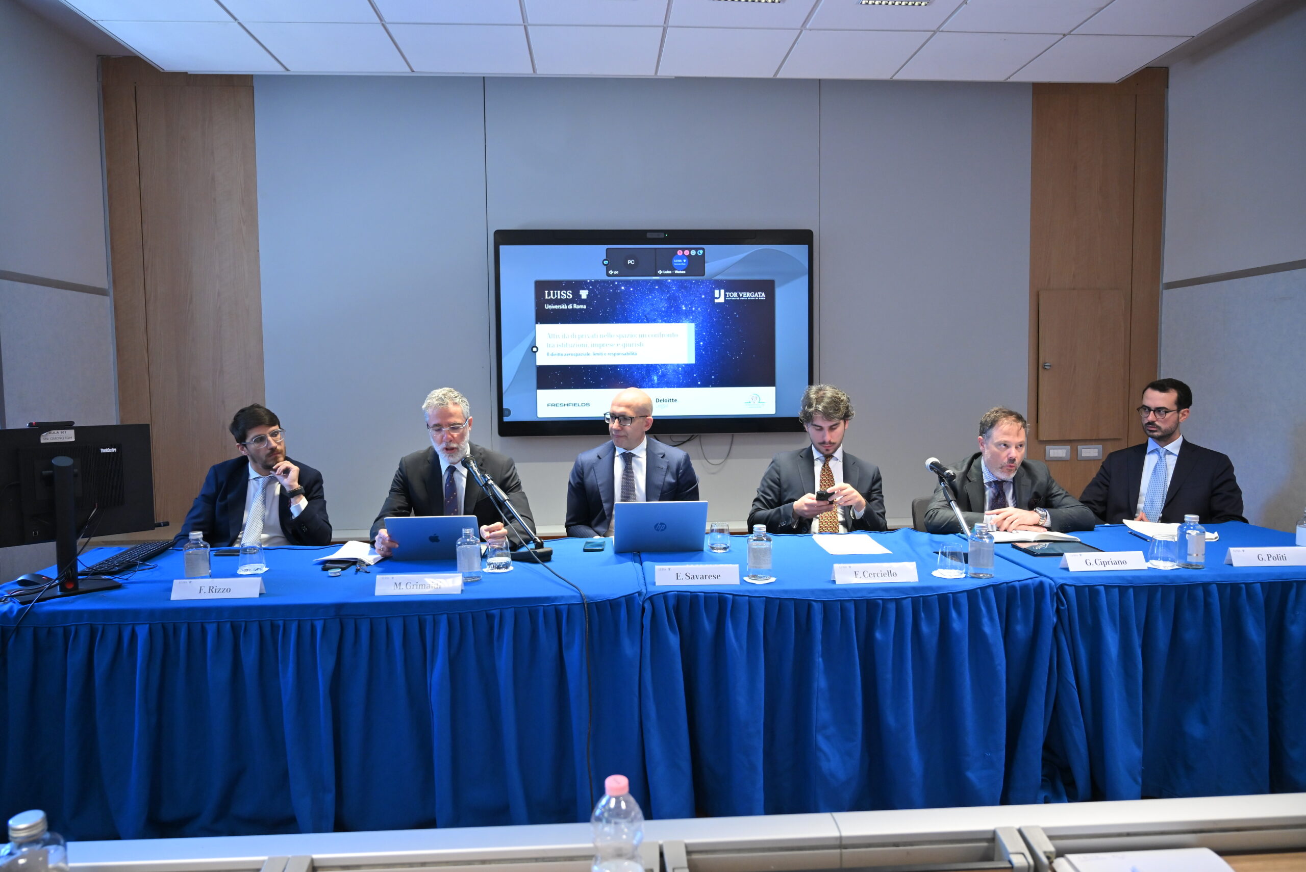 Massimiliano Grimaldi relatore alla LUISS space economy law